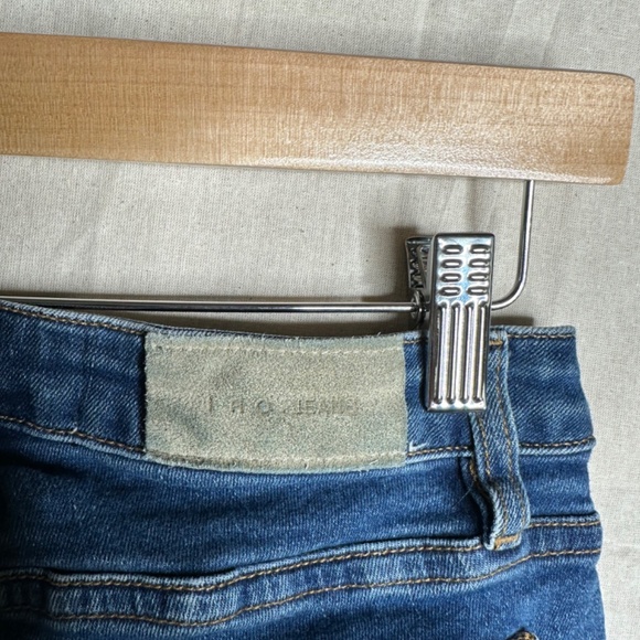 IRO Medium Wash Fragile Mid Rise Stretch Skinny Raw Hem Jeans Size 29 - Picture 7 of 10